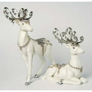 Katherine's Collection 2021 Winter Reindeer Decor, Assortment of 2