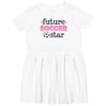 thumbnail image 3 of Inktastic Future Soccer Star Girls Girls Toddler Dress, 3 of 5