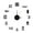 Black, variant on Homerr Wall Clock Acrylic Wall Clock Acrylic Wall Clock Precise Timing Luminous Numbers Silent 3D Effect