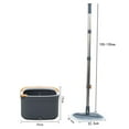 thumbnail image 5 of ACDANC 2026 New 360 Degree Rotating Square Mop Bucket Set with Self Separation - System Retractable Handle Wet Dry Microfiber Cleaning Mop, 5 of 7