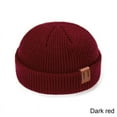 thumbnail image 6 of GRNSHTS Mens Mini Short Fisherman Beanie Hat Winter Ribbed Docker Warm Knitted Skull Cap (Yellow), 6 of 7