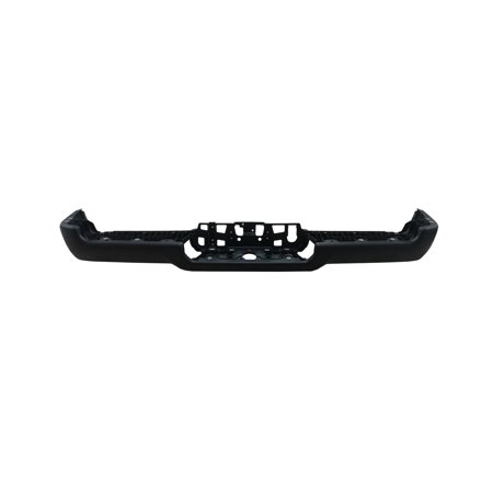 REAR STEP BUMPER FACE BAR; FOR REBEL AND TRX MODELS; BLACK POWDER