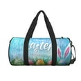 thumbnail image 2 of Easygdp Happy Easter Travel Bag, Camping, Weekend, Carry On Overnight Duffel Bag with Shoulder Strap, 2 of 8