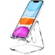 thumbnail image 1 of Soporte de acrílico para teléfono celular, soporte para teléfono portátil, soporte transparente para teléfono para escritorio, 1 of 6