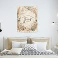 thumbnail image 5 of Patifu Boho Floral Graduation Cap Wreath Vertical Polyester Tapestry Wall Hanging for Bedroom Living Room Dorm 30*40in, 5 of 5