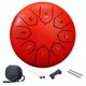 thumbnail image 2 of Tambor Lluvia Instrumento Handpan Lengua Acero 6 Pulgadas 8 Notas Regalo, 2 of 9