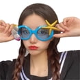 thumbnail image 5 of Apooke Luau Party Eyewear Hawaiian Funny Plastic Sunglasses Tropical Summer Party Decors Party-Favor for Teens Party Supplies, 5 of 13