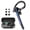 Blue, variant on Bluetooth Headset, Single-Ear Bluetooth Earpiece with ENC Mic with HiFi Stereo Sound, 72 Hours Talking Time Wireless Headset V5.3 with 400mAh Charging Case for iOS Android Cell Phones, Black