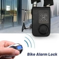 thumbnail image 3 of Chain Lock with Remote Control, Bike Lock Security Chain Lock Anti Theft Vibration Heavy Duty Alarm Water Motorcycle Password Remote Cable Lock Cut Proof Security Bike, 3 of 7