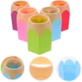 thumbnail image 3 of 5Pcs Crayon Organizers Holders, Student Pencil Holder Dispenser Cute for Classroom Standing Case Cup Pot Desk Containers Colored Office, Multicolor, 3 of 8