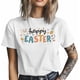 thumbnail image 4 of Camisetas casuales de manga corta con estampado de conejo de Pascua para hombre, 4 of 8