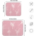 thumbnail image 3 of GZHJMY Ballerinas Pattern Dish Drying Mat for Kitchen Counter,Super Quick Absorbent Composite Sponge Dish Drying Pad,Heat Resistant Non-Slip Rack Tableware Mat (18x24Inch)for Dishes Coffee Machine D, 3 of 7