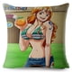 thumbnail image 3 of Fundas de cojín cuadradas con estampado colorido de One Piece de Anime japonés para decoración del hogar, 3 of 5