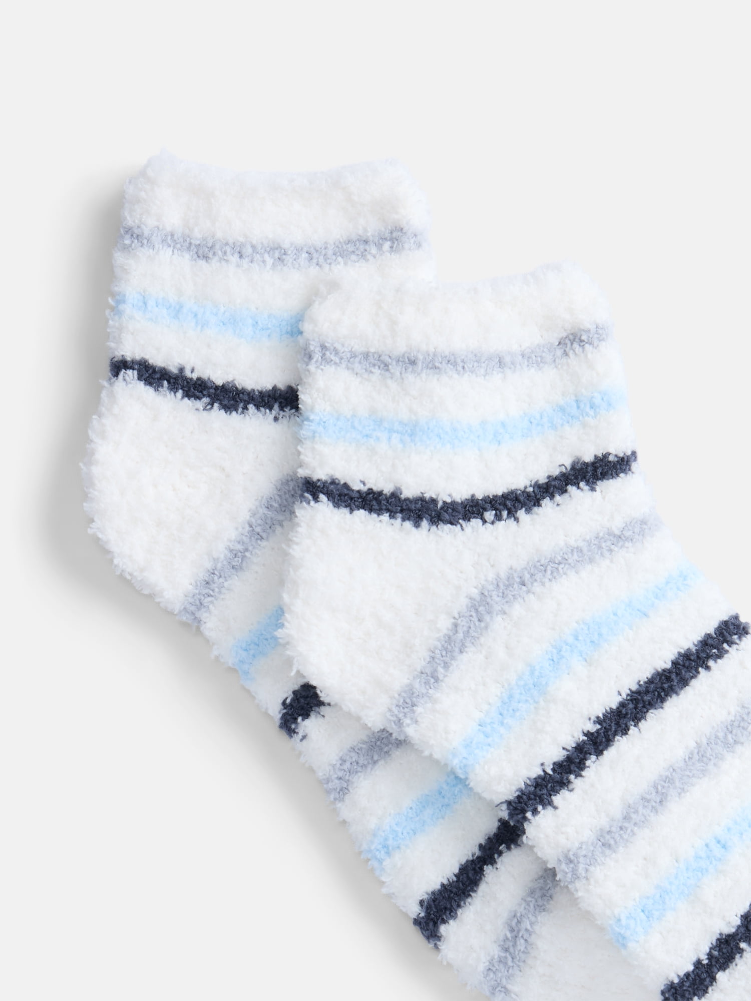 Joyspun Women's Cozy Ankle Socks, 6-Pack, Size 4-10