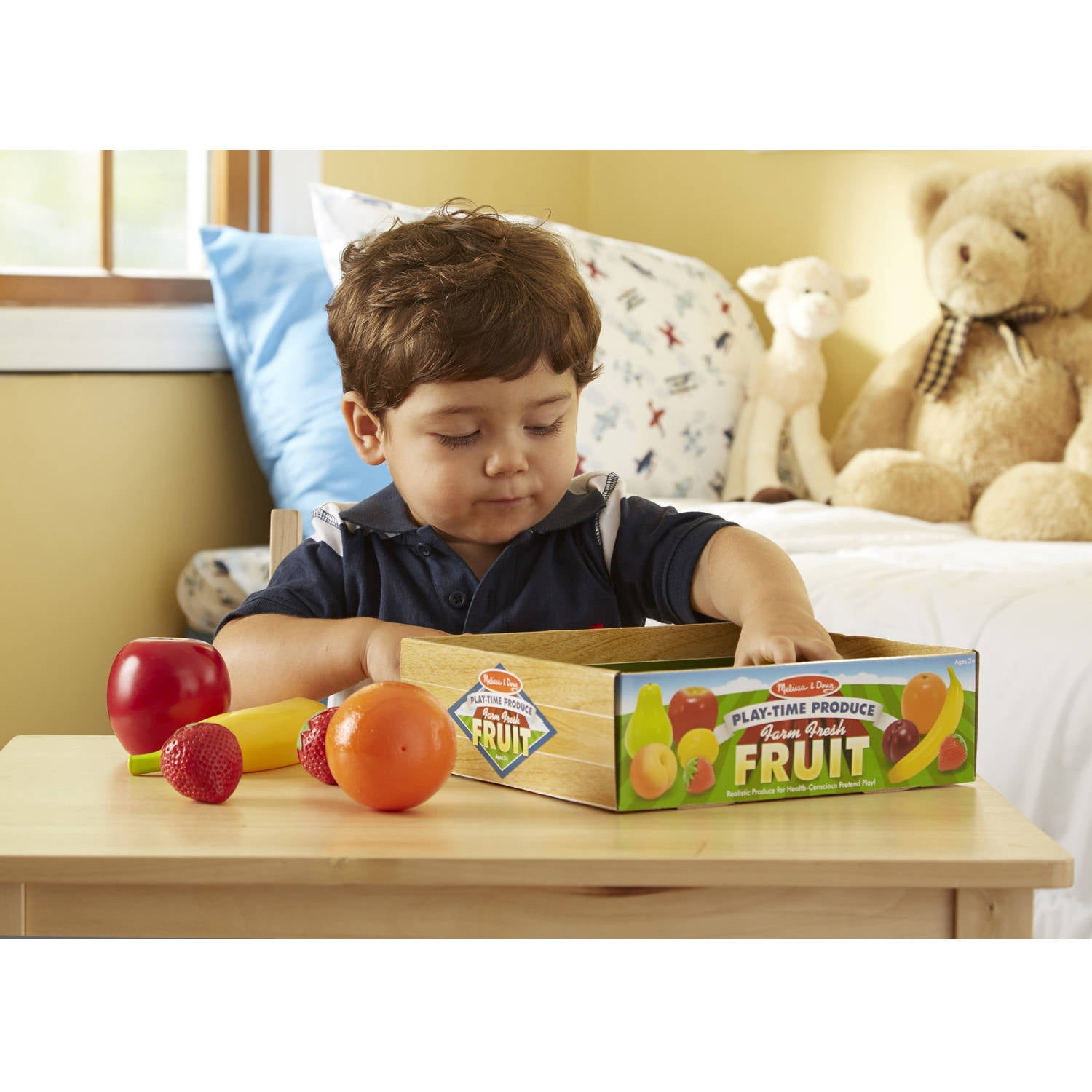 melissa & doug fruits & vegetables playtime set