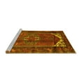 thumbnail image 2 of Ahgly Company Machine Washable Indoor Rectangle Persian Yellow Traditional Area Rugs, 5' x 7', 2 of 4