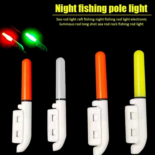 LED Sea Fishing Rod Tip Light Beach Caster Bite Alarm Glow Indicator B9X8