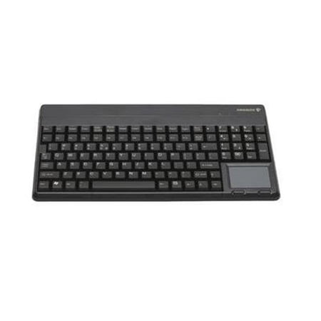 UPC: 0777785774418 | Cherry G86-62401EUADAA Compact Keyboard with USB Interface and Touchpad  14 Width  Black