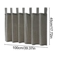 thumbnail image 2 of Durable Gingham Check Kitchen Window Valance, Rectangular Nylon Fabric Light Blocking Curtain for Kitchen Living Room Bedroom Dining Room, 39.37 X 17.72 Inches (Single Panel), 2 of 6