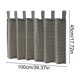 thumbnail image 4 of MTBLYS Cenefa de cortina a cuadros para ventana de cocina | Cortina divisoria estilo cabaña con bolsillo para barra, 99 x 45 cm | Cenefa de ventana de nailon opaca para sala de estar y dormitorio, 4 of 7