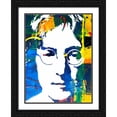 thumbnail image 2 of Stephen Chambers 15x18 Black Ornate Wood Framed With Double Matting Wall Art Titled - Lennon, 2 of 6