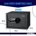 thumbnail image 2 of Caja Fuerte Biometrica Digital Touch Con Huella Grande Kashbill Mod. CFBT03, 2 of 10