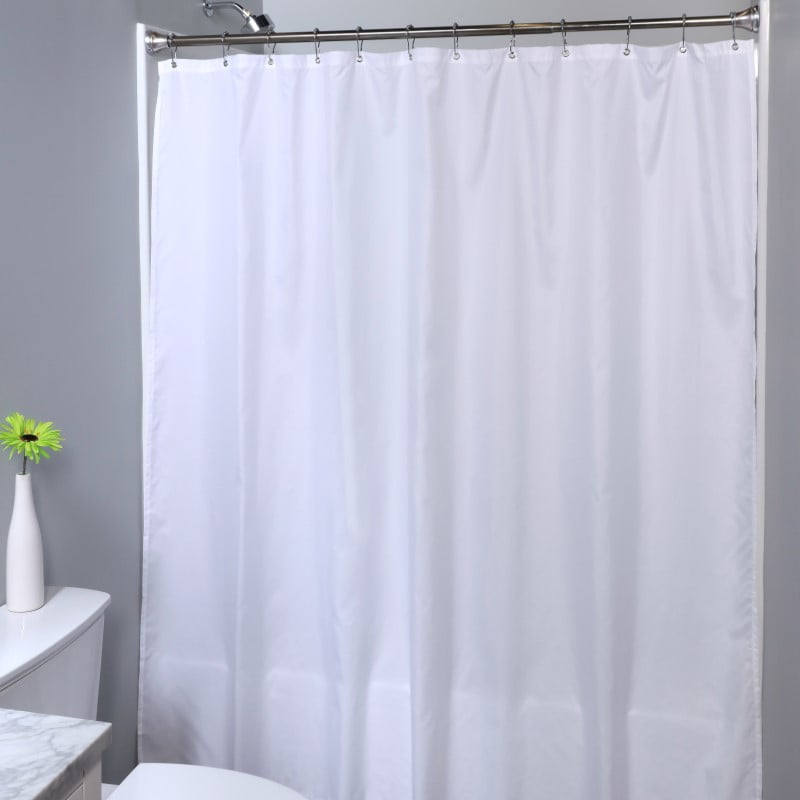 70" x 72", 3 Gauge Mildew Resistant Shower Curtain Liner with Microban 