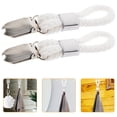 thumbnail image 4 of GOOHOCHY 2 pinzas para toallas de cocina, de metal, de algodón, para colgar toallas de baño., 4 of 8