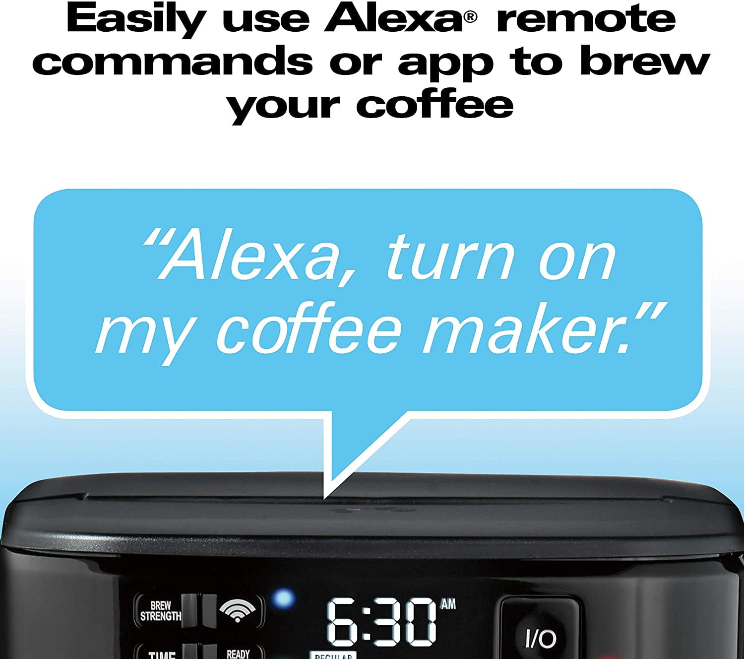 Smart 12 Cup Coffee Maker - Works with Alexa® - 49350