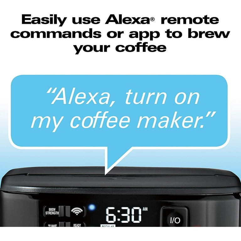 Hamilton Beach Works with Alexa Smart Coffee Maker, Programmable, 12 Cup  Capacity, review 