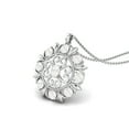 thumbnail image 2 of 5.00 Cts Pearl Filigree Design 925 Sterling Silver Floral Style Women Valentines Day Gifts Necklace, 2 of 3