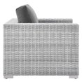 thumbnail image 5 of Modway Convene 4-Piece Outdoor Patio Set in Light Gray Charcoal, 5 of 10