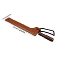 thumbnail image 5 of Funda de cuero con pinza para carbón para cocinar con aro para colgar pinzas para chimenea bolsa de transporte Café kusrkot Estuche protector, 5 of 5