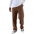 thumbnail image 2 of UDAUDU Men's Corduroy Joggers Drawstring Loose Fit Wide Leg Straight Baggy 2026 Fashion Casual Pants Comfort Fit​ Trousers Brown 3XL, 2 of 7