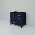 thumbnail image 5 of Lexora Home Jacques 36" Vanity Cabinet in Navy Blue, 5 of 9