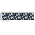 thumbnail image 3 of Ambesonne Navy Blue Fabric by the Yard Upholstery, Exotic Plants and Foliage, 3 Yards, Indigo Multicolor, 3 of 5