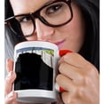 thumbnail image 2 of 3drose, Two Black Bears Hugging, 15oz Two-tone Red Mug, 2 of 6