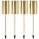 thumbnail image 1 of GOOHOCHY 4 portavelas de metal con punta cónica para velas pequeñas, 1 of 8