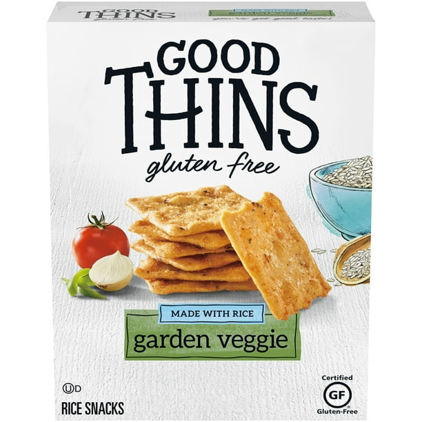 Good Thins GlutenFree Crackers, Garden Veggie Flavor, 3.5 oz.