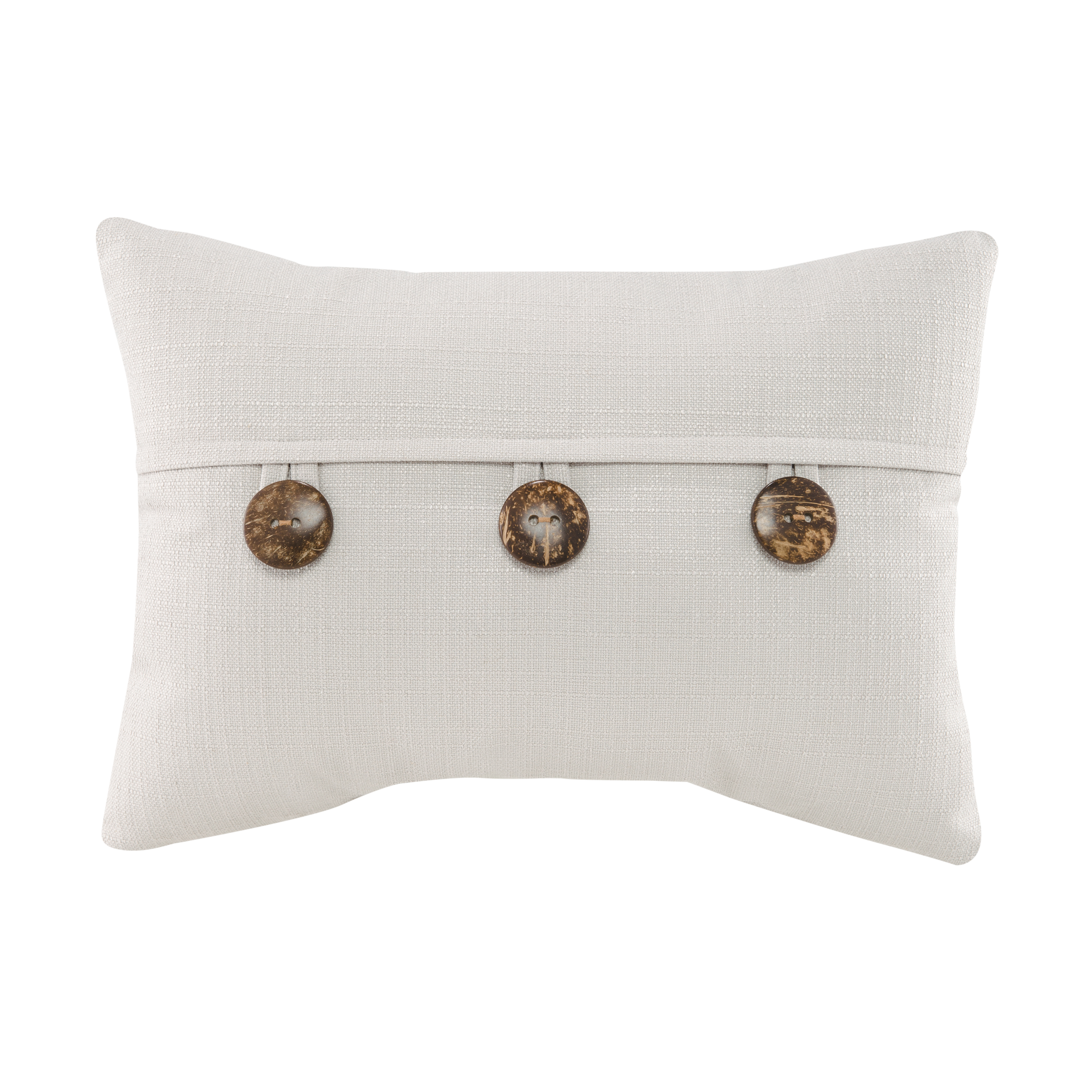 Mainstays Dynasty Oblong 3 Button Decorative Polyester Throw Pillow, 14