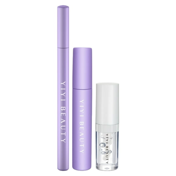 Set de Maquillaje breeze Yiyi Beauty para Labios y Pestañas