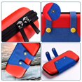 thumbnail image 3 of Portable PU Leather Storage Bag For Nintendo Switch Waterproof Case Cover for Nintend Switch NS Console Game Accessories Red, 3 of 6
