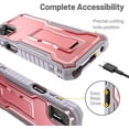 thumbnail image 3 of FITO For Moto G Stylus 2021 Case, Phone Case with Screen Protector and Kickstand (Pink), 3 of 6