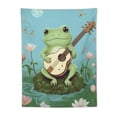 thumbnail image 5 of COMIO Kawaii Frog Mushroom Wall Art Print,japanese aesthetics Cute Room Decor,Funny Frog Mushroom Creativity Nature Illustration Canvas Art Painting for teen Bedroom Home Decor, 5 of 7