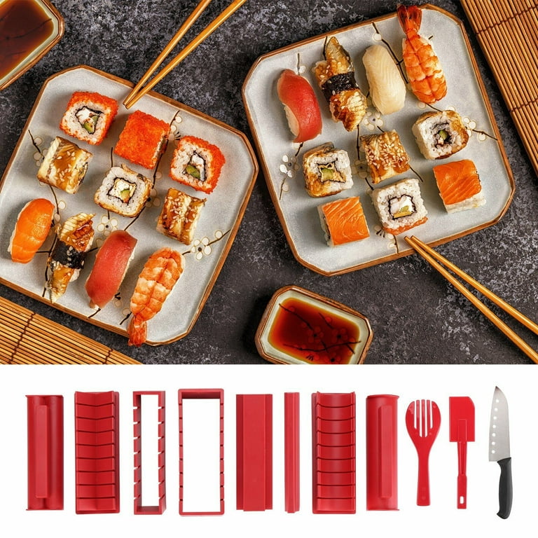 NOBRAND Sushi Making Kit Home Sushi Tool 10 Piece Sushi Set