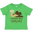 thumbnail image 3 of Inktastic Funny Dirt Never Hurt Boys Earthworm Boys Toddler T-Shirt, 3 of 5