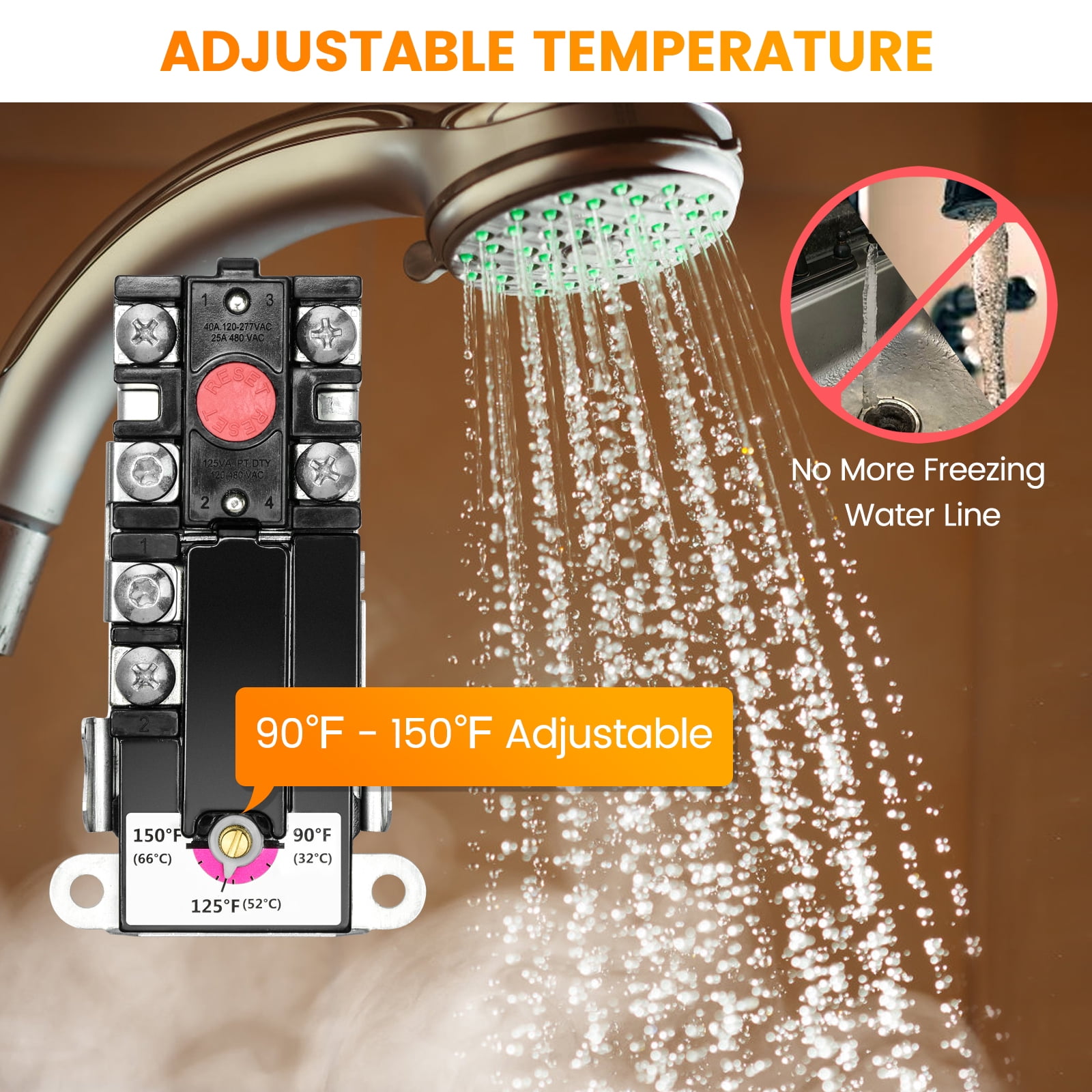 Briidea RV Electric Water Hybrid Heater Kits, Compatible with Suburban and Atwood Water Heater