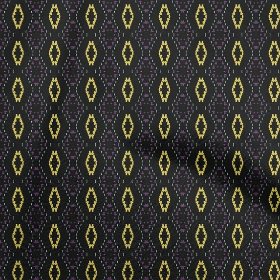 oneOone Georgette Viscose Wine Fabric Block Diy Clothing Quilting Fabric Print Fabric By Yard 42 Inch Wide-3Q