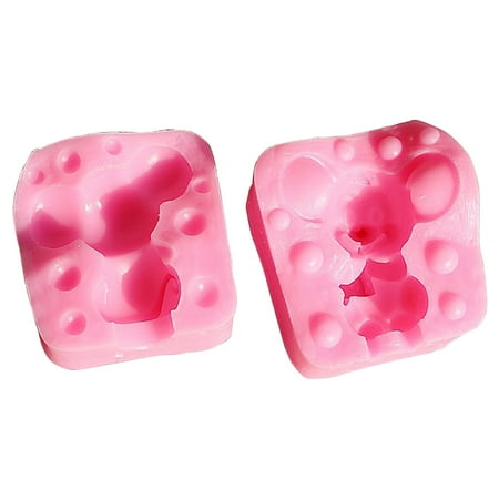 

Xewsqmlo Silicone Mold 3D Cartoon Mouse Cake Chocolate Sugarcraft Mould Baking Tools
