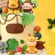 thumbnail image 4 of Figuras De Decoración Para Tartas De Animales De La Selva, Mono, Elefante, Jirafa, Hipopótamo, León, Lindo Ahorro De Esfuerzo, Fácil De Montar, Decoración Para Tartas De, 4 of 7